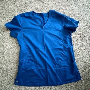 Royal blue scrub set